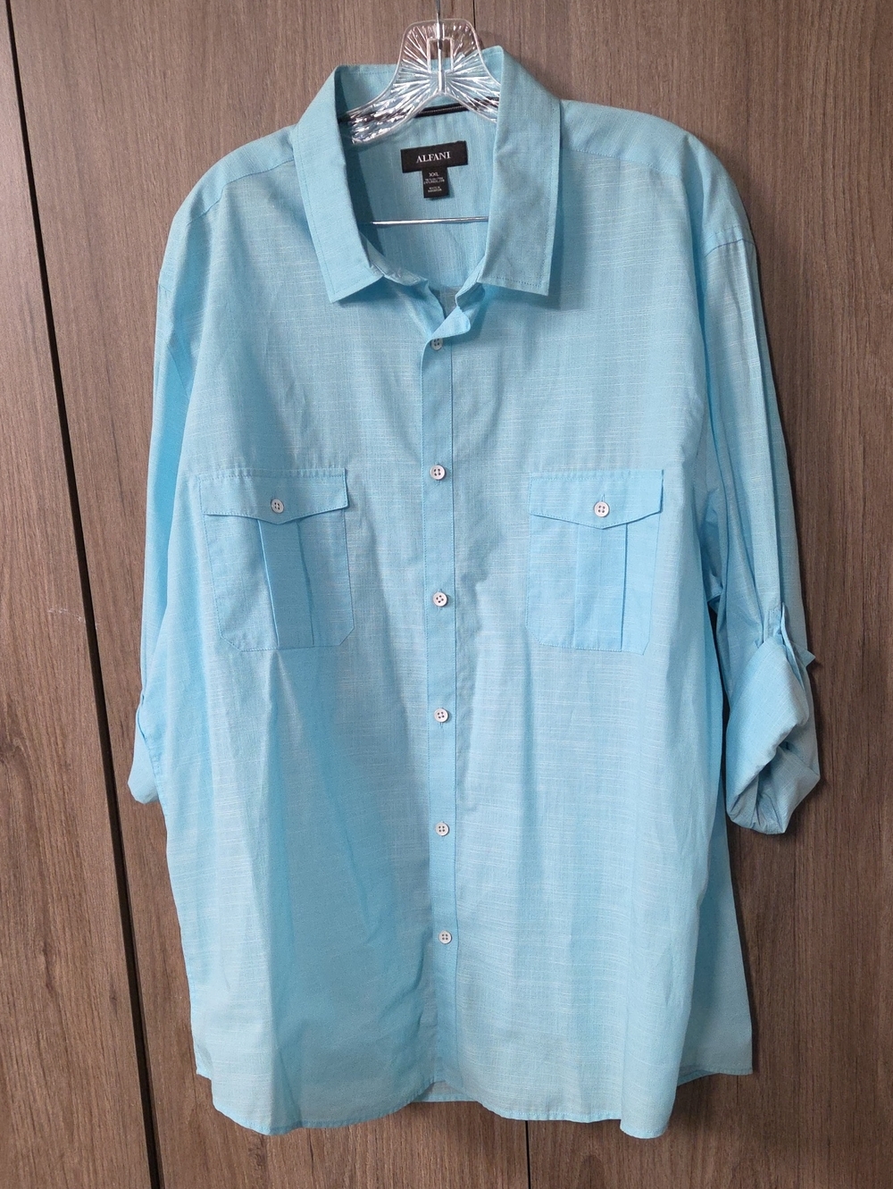 Light Blue Button Down NWOT XXL